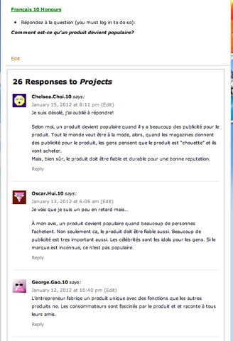 First interactive session