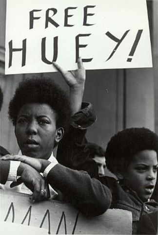 Black Panthers sponsor "Free Huey" Rally