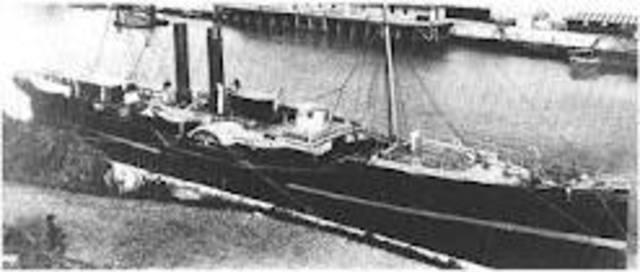 Brunel's steamship Crosses the Atlantic