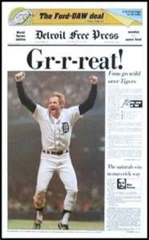 Tigers Win World Series