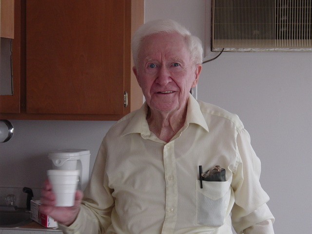 Grandpa inducted into Army