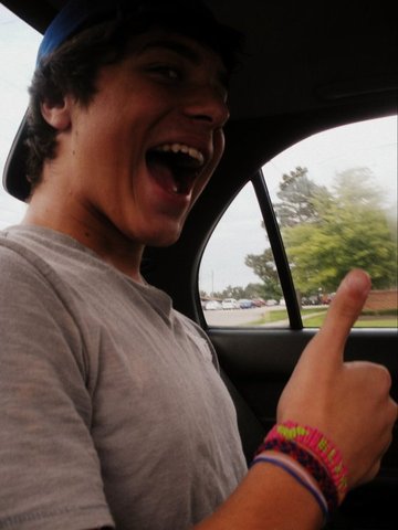 Brother gets his license