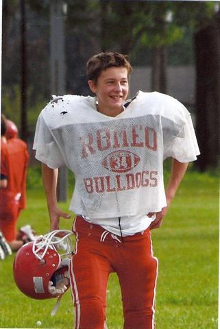 First time playing football for a team