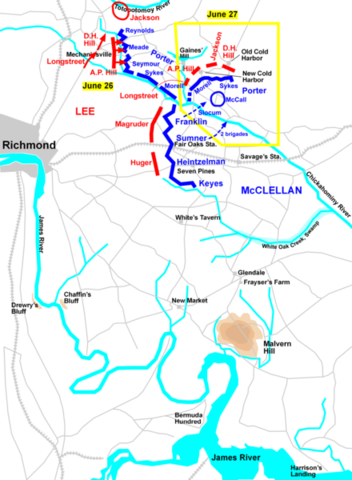 Battle of Oak Grove - First of Seven Days Battles