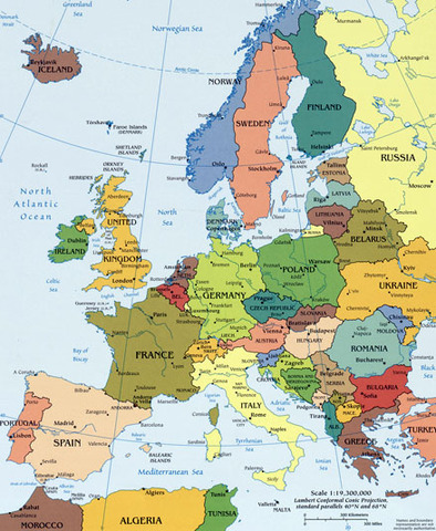 Map of Europe