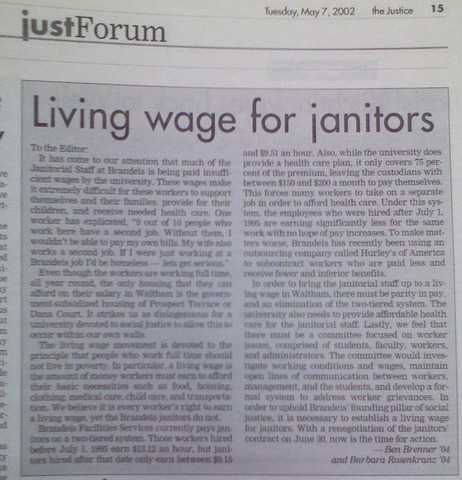 Brandeis creates new contracts