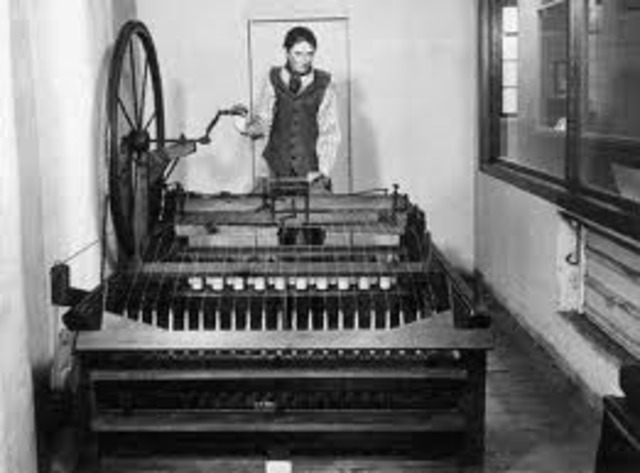 James hard graves invents spinning jenny