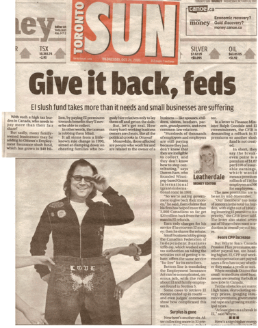 Toronto Sun is Published