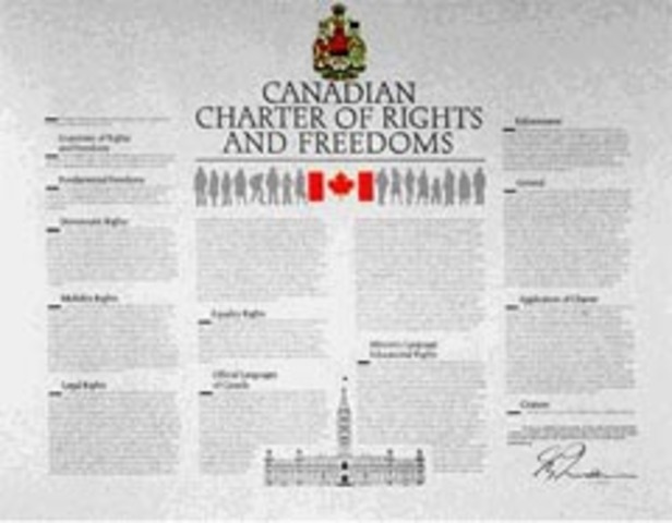 The Canadian Charter of Rights and Freedoms