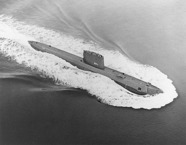 First Atomic Submarine Launched