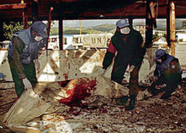 UN Compound Shelled by iseral forces