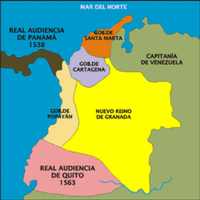 Timeline: Presidentes de la nueva granada