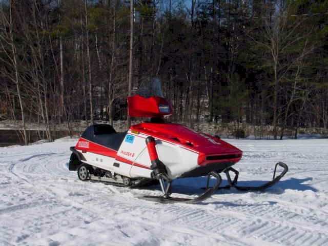 Got my first snowmobile