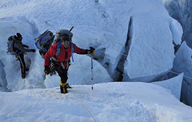 Krakauer's group descended for a one-day trip to Camp One.