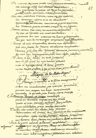 Milagros de nuestra señora.