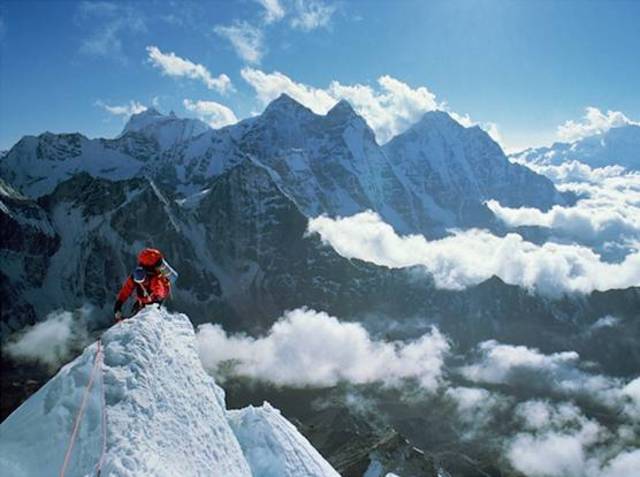 Boukreev made it to the top first