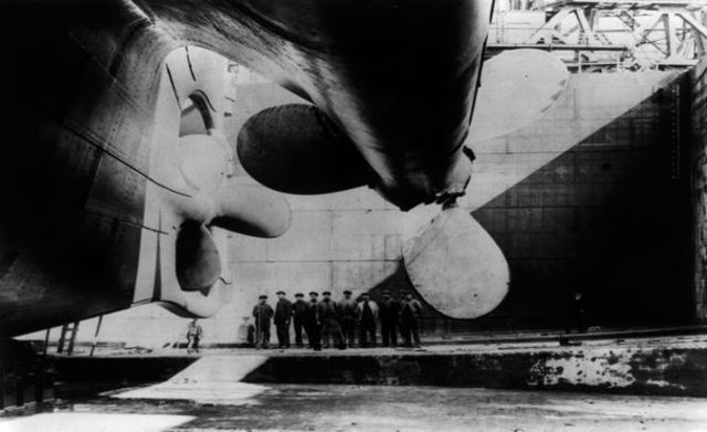 The hull of the Titanic was successfully launched