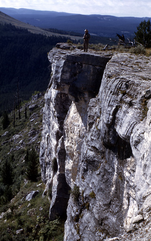 Andy Harris walks off a cliff and falls 4,000ft.