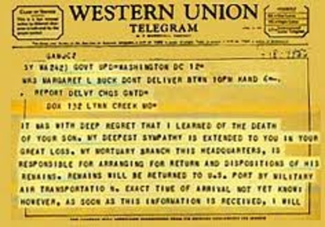 Samuel Morse sends first successful telegraph message