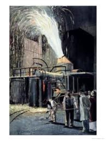 Bessemer process enables mass production of steel