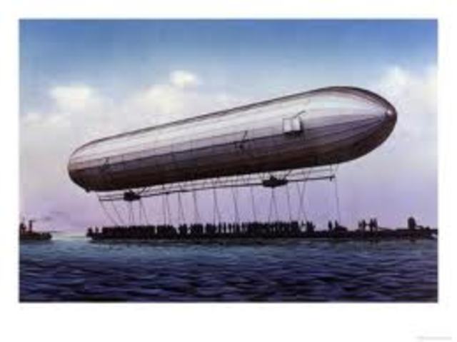 the First Zeppline - Ferdinand von Zeppelin