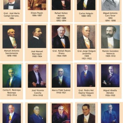 Timeline: PRESIDENTES DE COLOMBIA EN LA NUEVA GRANADA