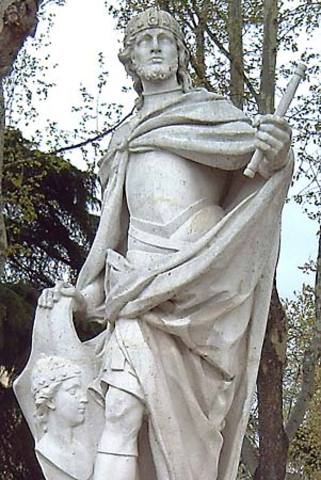 Leovigilad the last Arian ruler of the spainsh Visigothic