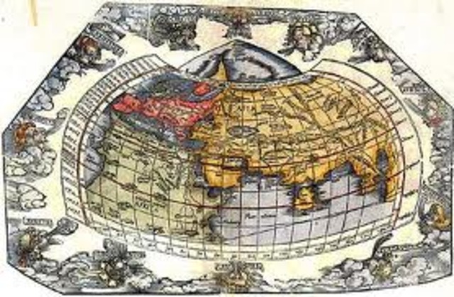 On his first World Map of 1513, he imprinted the description "these lands and islands are drawn from the map of Columbus.