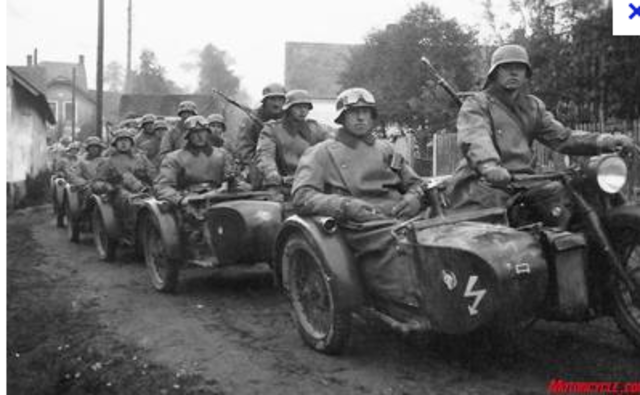 Nazis invade Poland using Blitzkrieg (Lightening War)