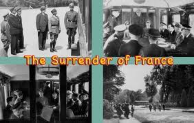 France surrendered to Hitler