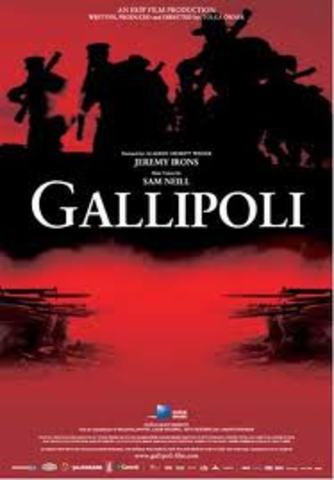 The film 'Gallipoli' released