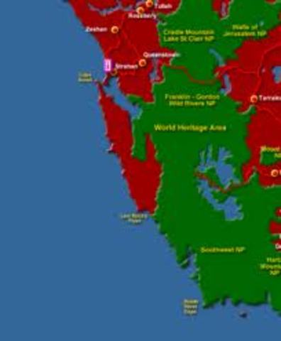 South West Tasmania placed on world heritage list – 1982