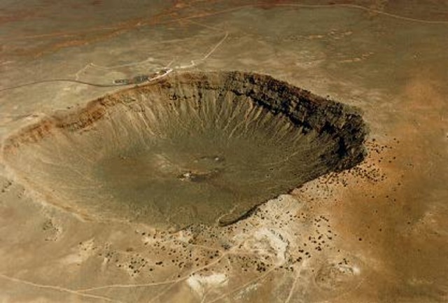 la caida de los meteoritos