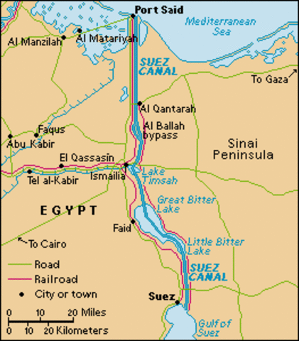 Suez Canal (Middle East)