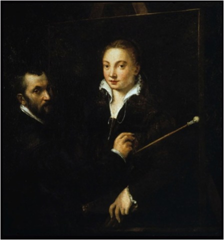 Bernardino Campi painting Sofonisba Anguissola