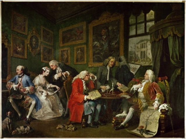 The Marriage Settlement, from Marriage à la Mode