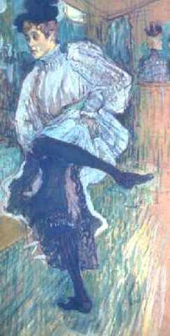 Henri de Toulouse-Lautrec - Jane Avril dansant