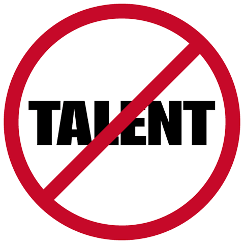 No talent