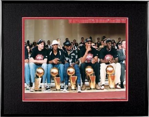 The Bulls won their 3rd Championship in a row