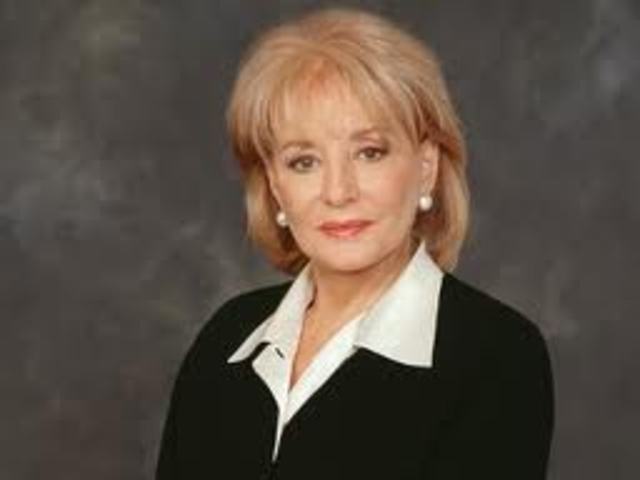 Barbara Walters becomes the first female news anchor.