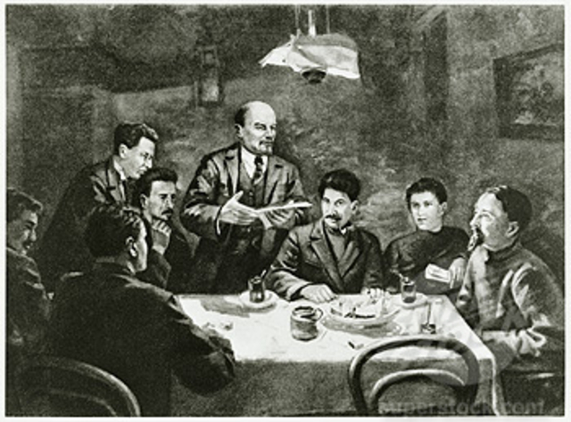 Bolshevik Central Committee started their revolution.