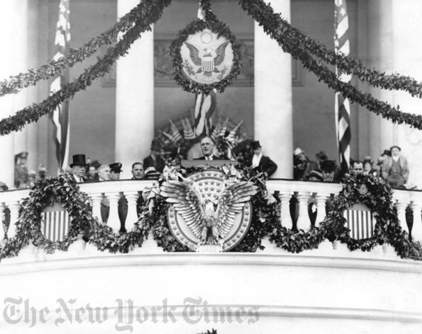 Franklin D. Roosevelt Inaugurated to First Term