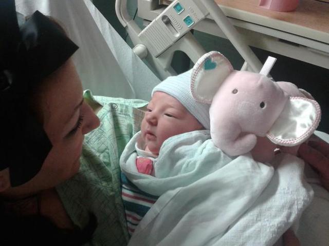 My Niece Hannah Elise was born