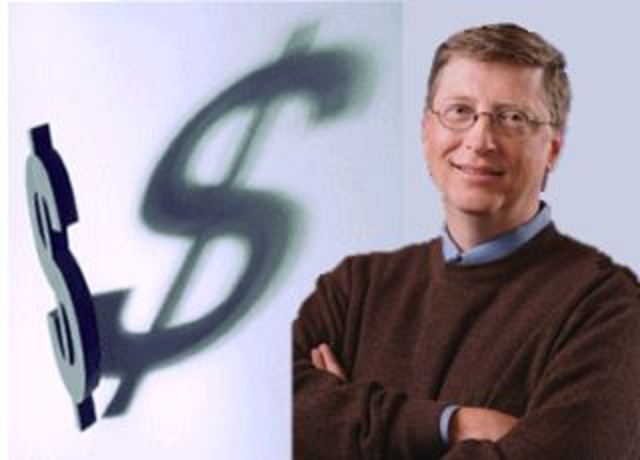 Bill Gates, casi el más millonario