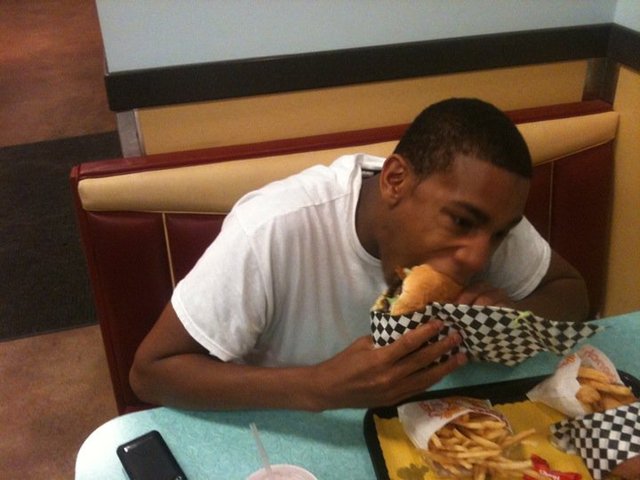 Set record at FatBurger