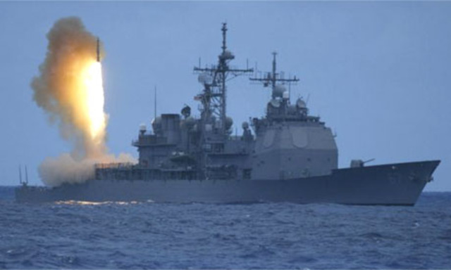 Missle Shoots Down Satellite