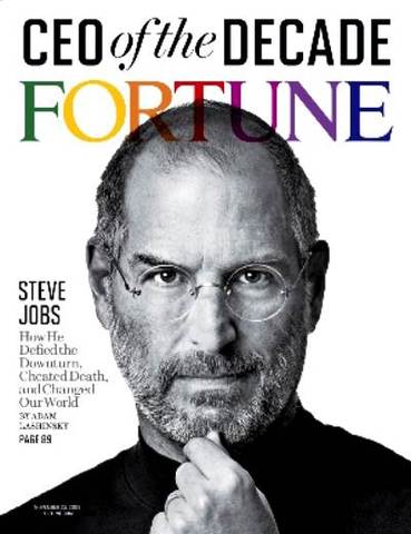 Steve Jobs  fue elegido director ejecutivo del año por la revista Harvard Business Review