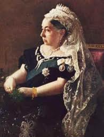 queen Victoria dies