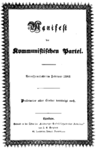 The Publishing of the Communist Manifesto