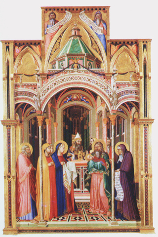 Ambrogio Lorenzetti - Présentation au temple